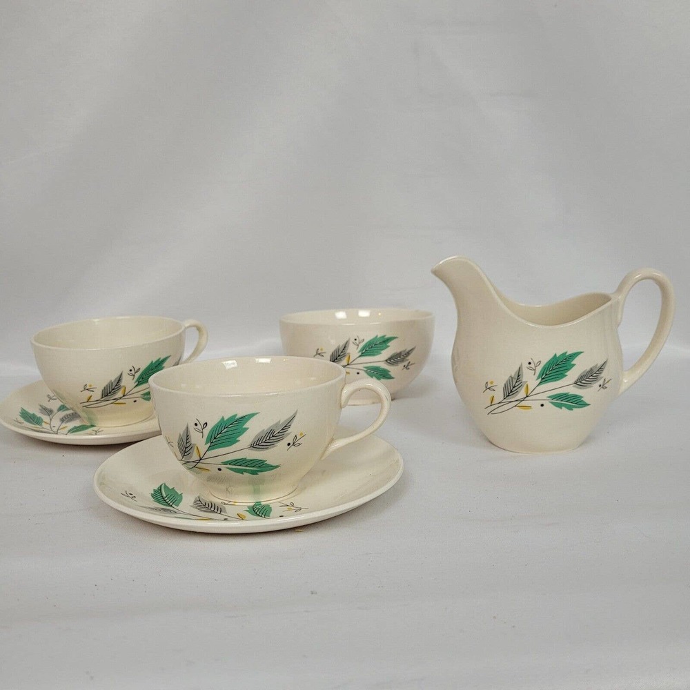 SALE 5/$25 VTG Johnson Brothers Cup and Saucer Sugar Bowl Milk Jug Creamer Set